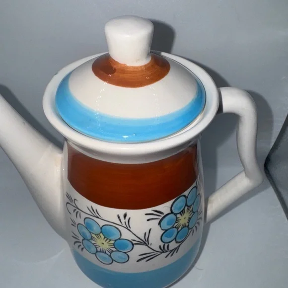 Mid-Century Modern (MCM) Tea / coffee pot * 1970s * 3 Cups * Made Japan - Picture 5 of 11